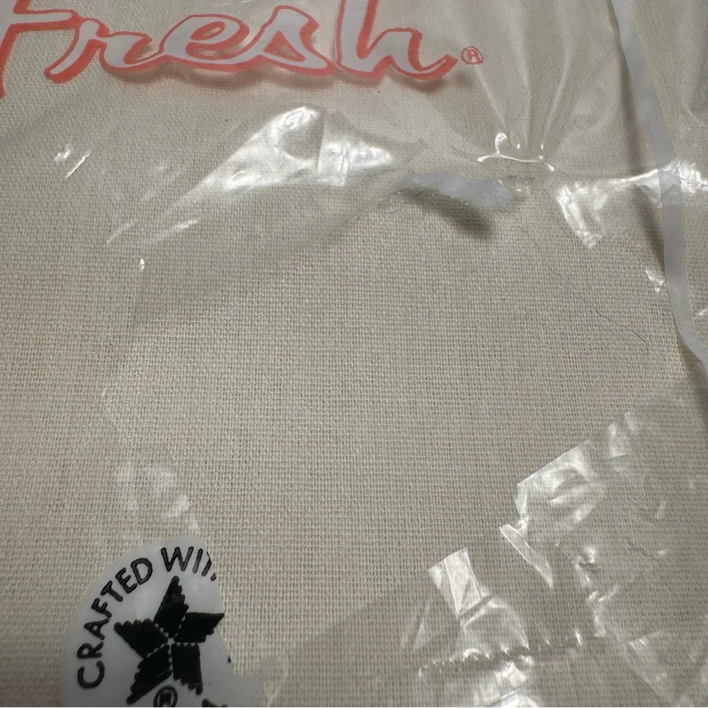 Cannon Cotton Fresh Standard‎ Pillowcase Cream No Iron 2Pcs Vintage Bedding New